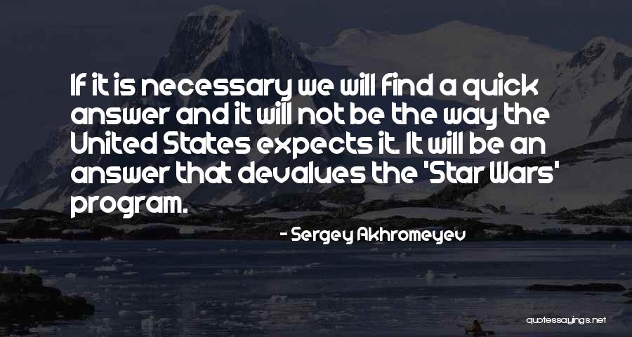 Sergey Akhromeyev Quotes 81344