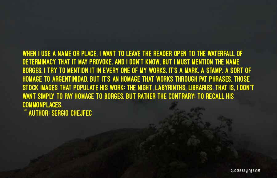Sergio Chejfec Quotes 1309173