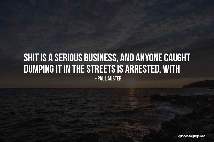 Serious Business Quotes By Paul Auster Serious Business Quotes By Paul Auster