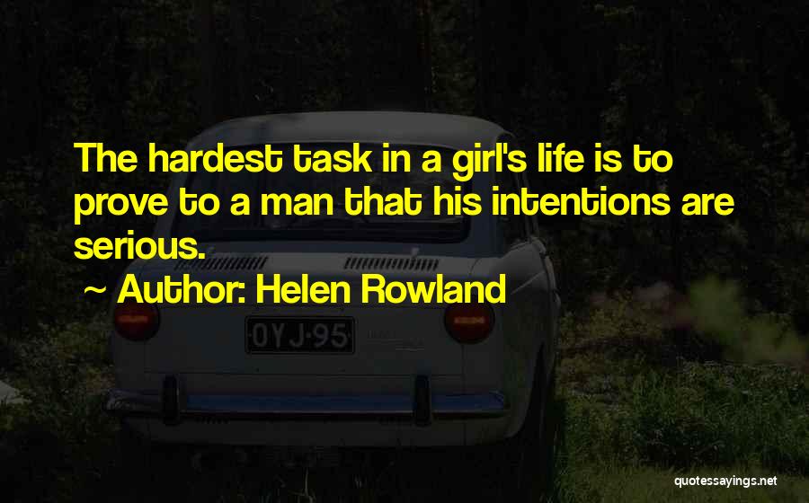 Serious Girl Quotes By Helen Rowland