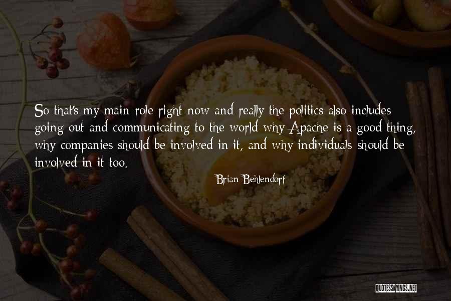 Serizawa Katsuya Quotes By Brian Behlendorf Serizawa Katsuya Quotes By Brian Behlendorf