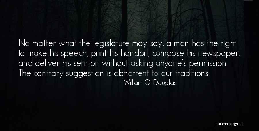 Sermon Of William Quotes By William O. Douglas Sermon Of William Quotes By William O. Douglas