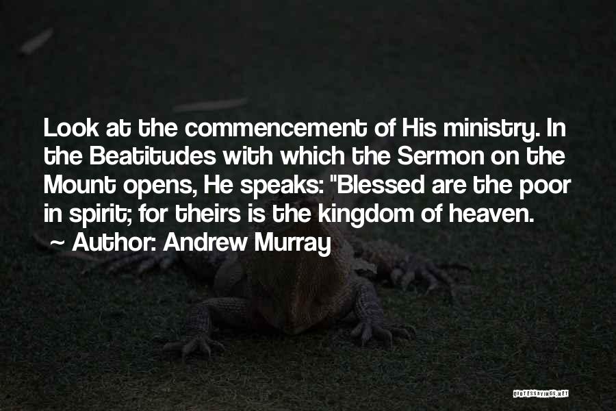 Sermon On The Mount Quotes By Andrew Murray