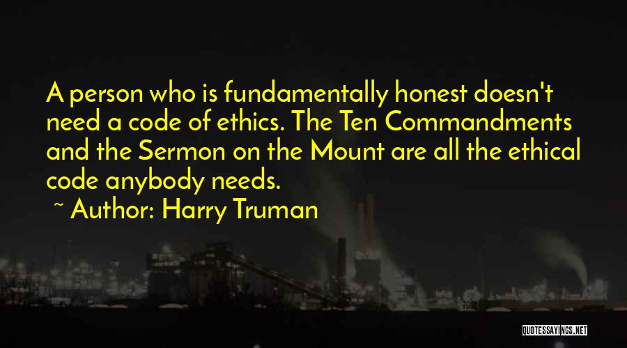 Sermon On The Mount Quotes By Harry Truman