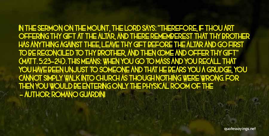 Sermon On The Mount Quotes By Romano Guardini