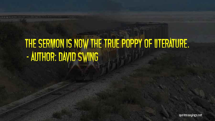 Sermons Quotes By David Swing