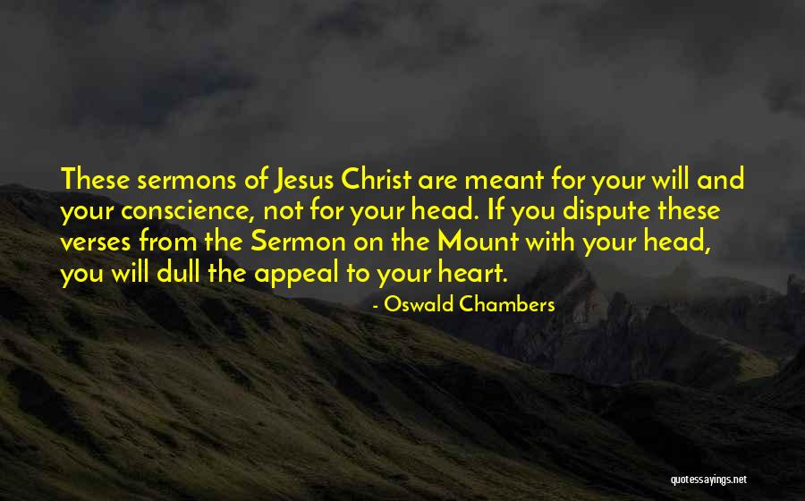 Sermons Quotes By Oswald Chambers