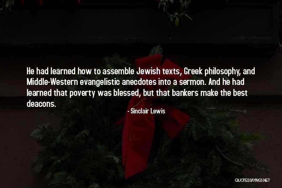 Sermons Quotes By Sinclair Lewis Sermons Quotes By Sinclair Lewis