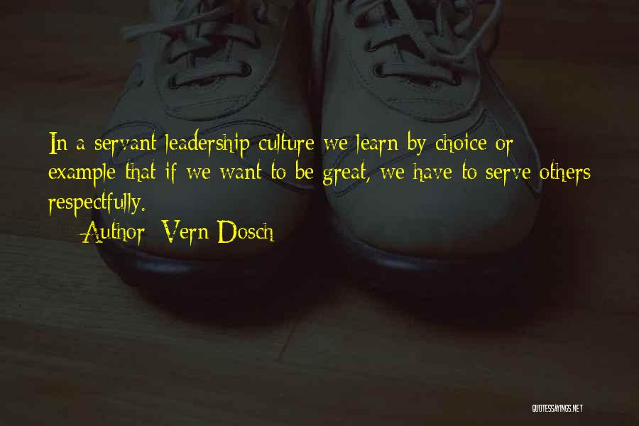 Servant Leadership Quotes By Vern Dosch