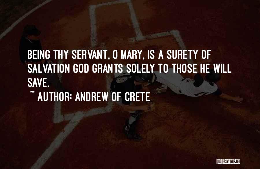 Servant Quotes By Andrew Of Crete
