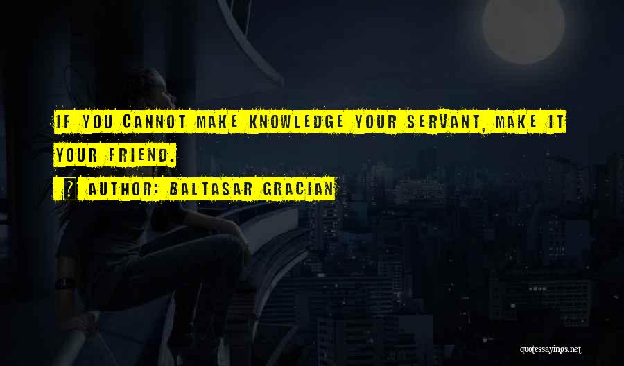 Servant Quotes By Baltasar Gracian