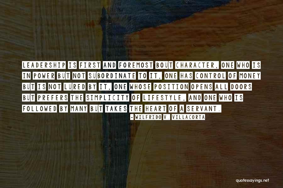 Servant's Heart Quotes By Wilfrido V. Villacorta Servant's Heart Quotes By Wilfrido V. Villacorta