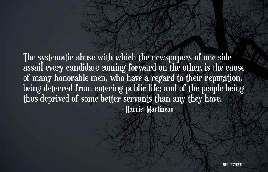 Servants Quotes By Harriet Martineau