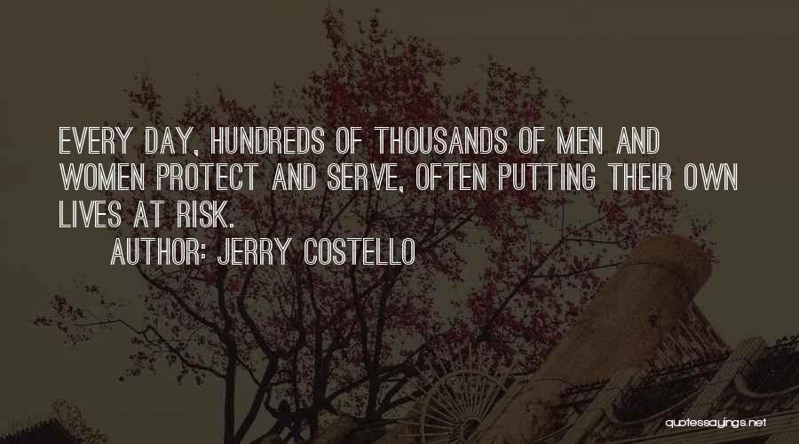 Serve And Protect Quotes By Jerry Costello