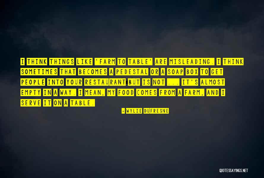 Serve Food Quotes By Wylie Dufresne Serve Food Quotes By Wylie Dufresne