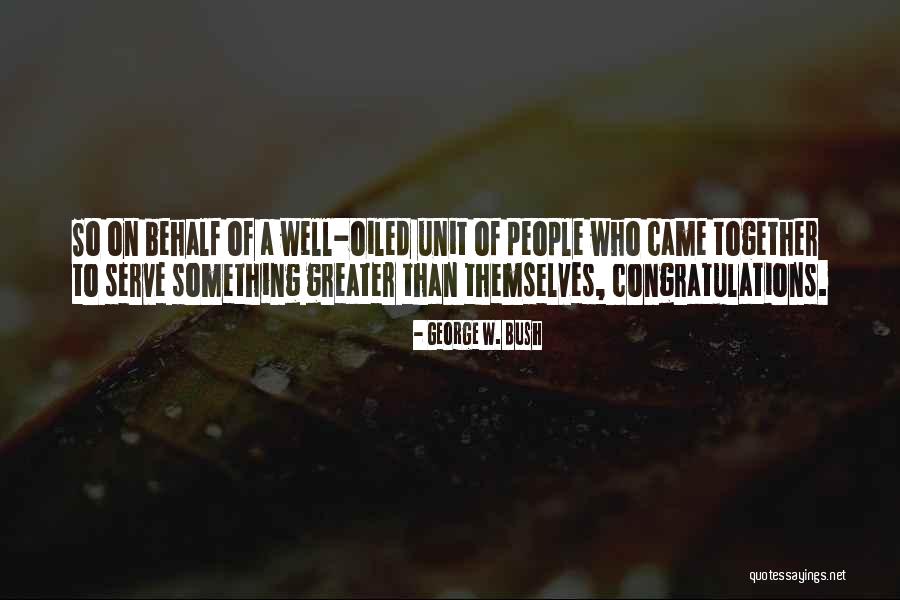 Serve People Quotes By George W. Bush Serve People Quotes By George W. Bush