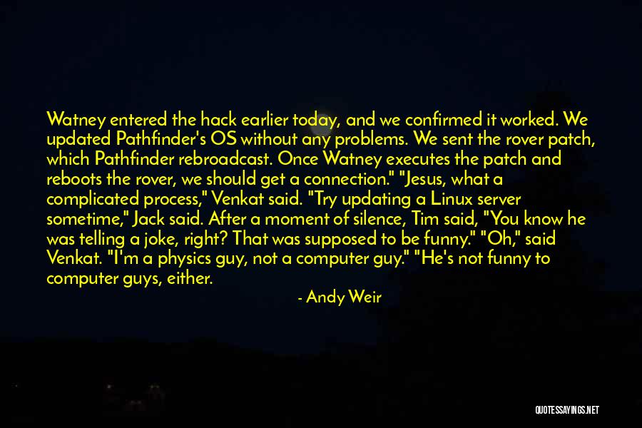 Server.htmlencode Quotes By Andy Weir