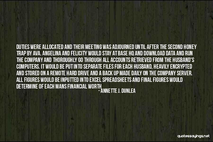 Server.htmlencode Quotes By Annette J. Dunlea