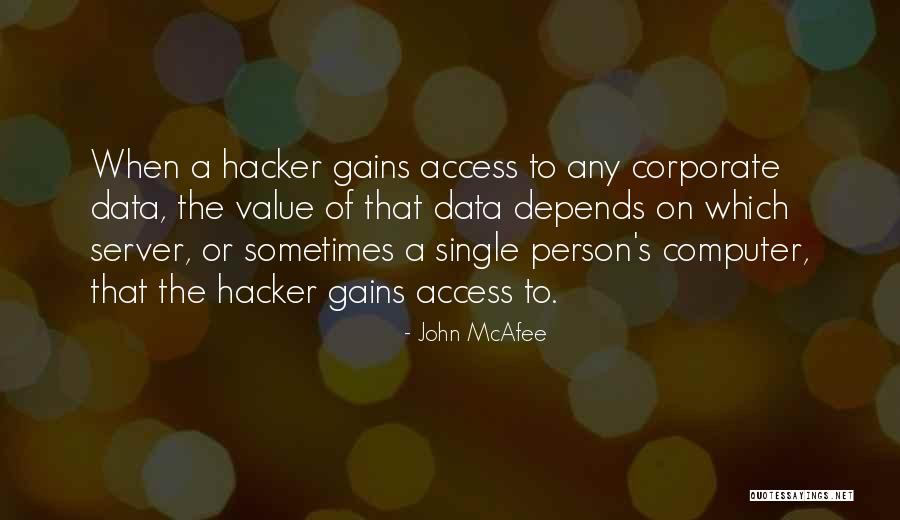 Server.htmlencode Quotes By John McAfee