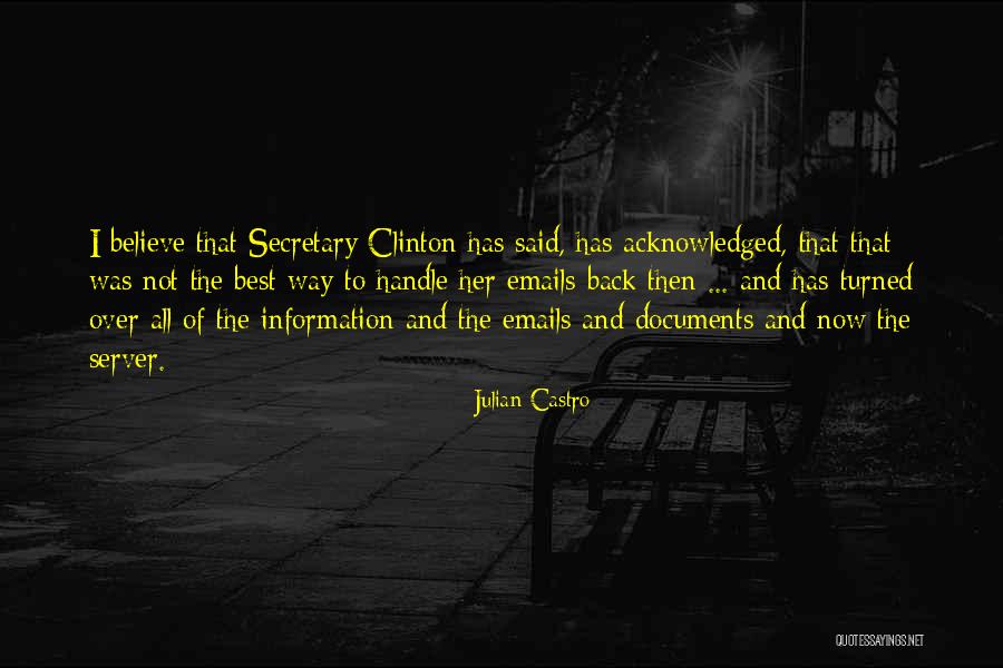 Server.htmlencode Quotes By Julian Castro Server.htmlencode Quotes By Julian Castro