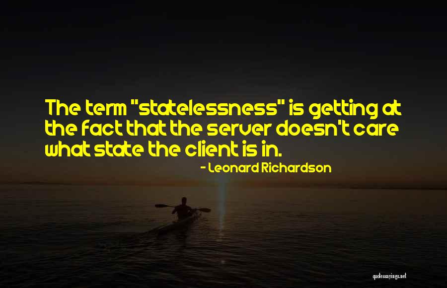 Server.htmlencode Quotes By Leonard Richardson Server.htmlencode Quotes By Leonard Richardson
