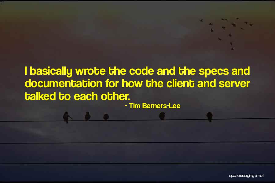 Server.htmlencode Quotes By Tim Berners-Lee