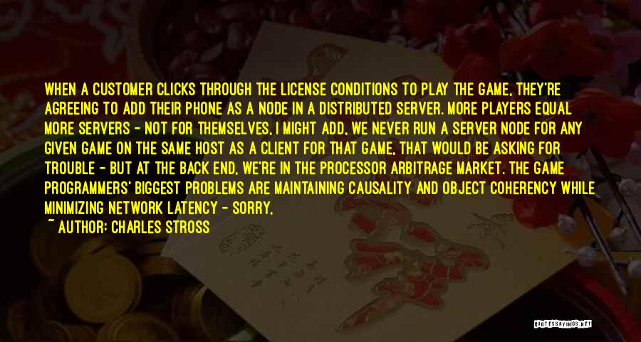 Server Quotes By Charles Stross