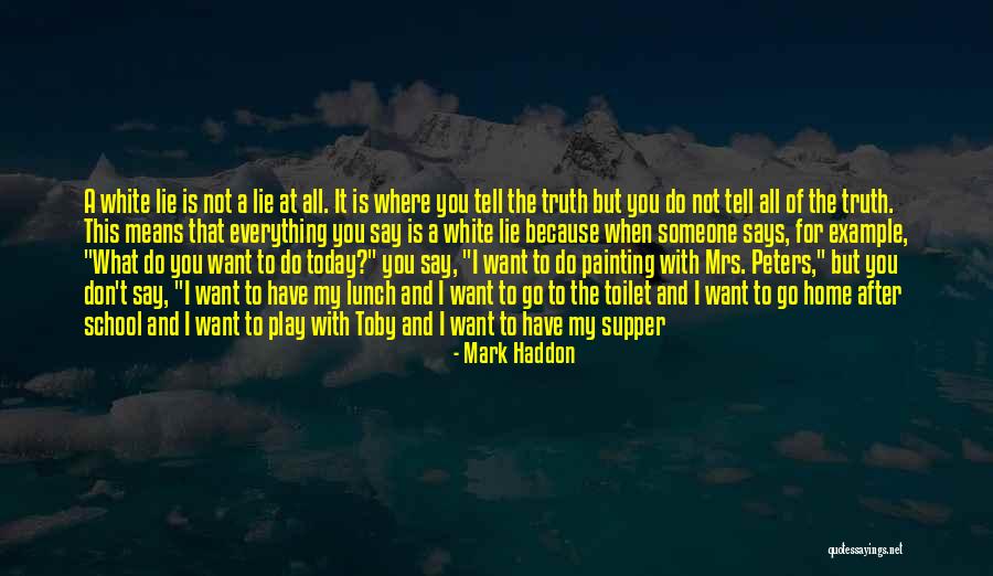 Servescon Quotes By Mark Haddon Servescon Quotes By Mark Haddon