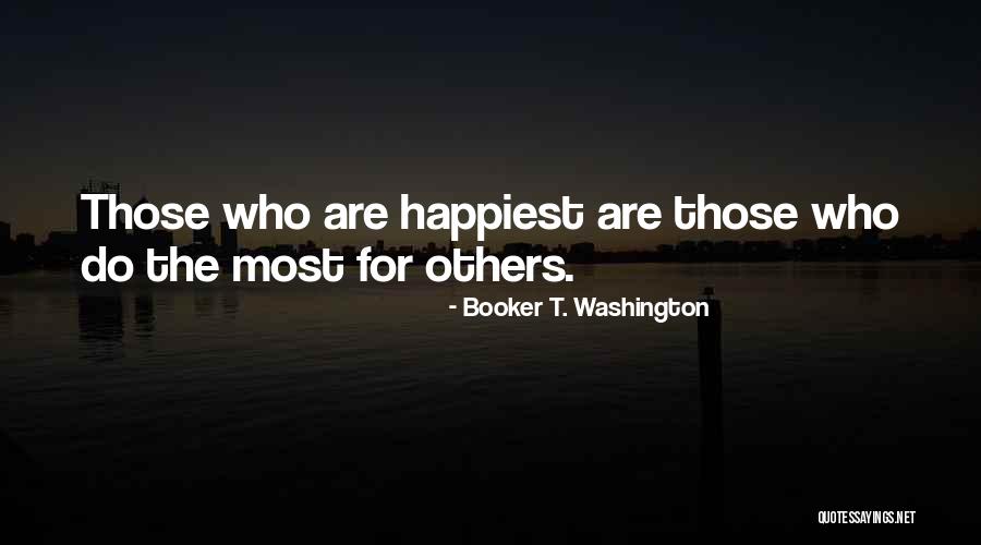 Service And Charity Quotes By Booker T. Washington