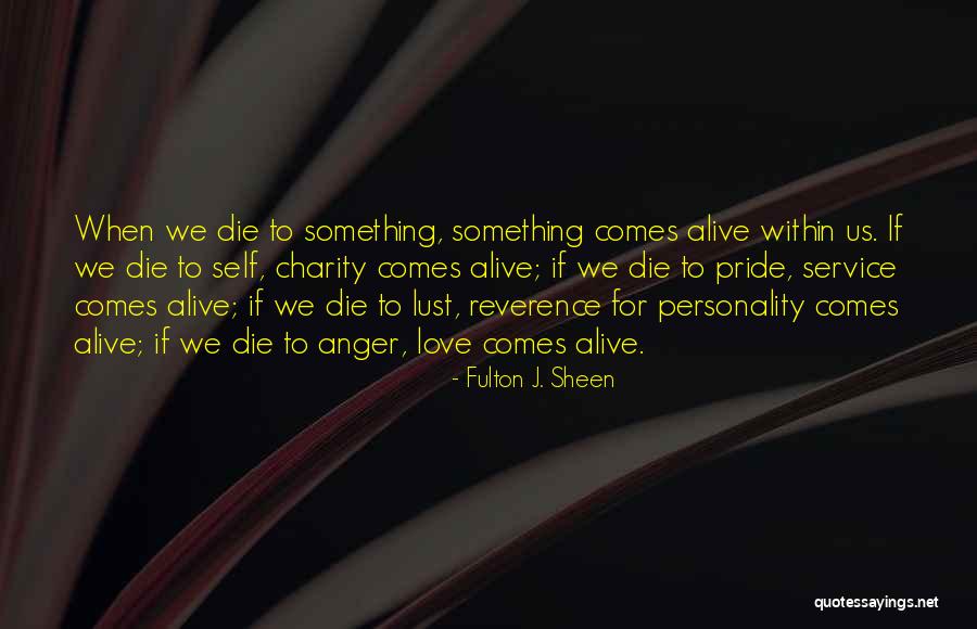 Service And Charity Quotes By Fulton J. Sheen