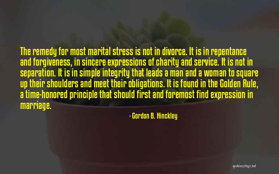 Service And Charity Quotes By Gordon B. Hinckley