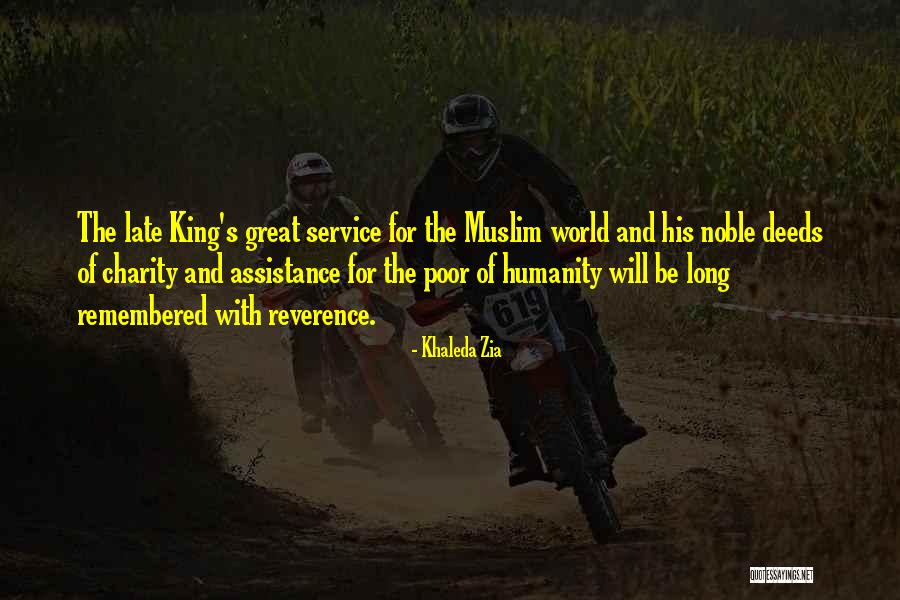 Service And Charity Quotes By Khaleda Zia Service And Charity Quotes By Khaleda Zia