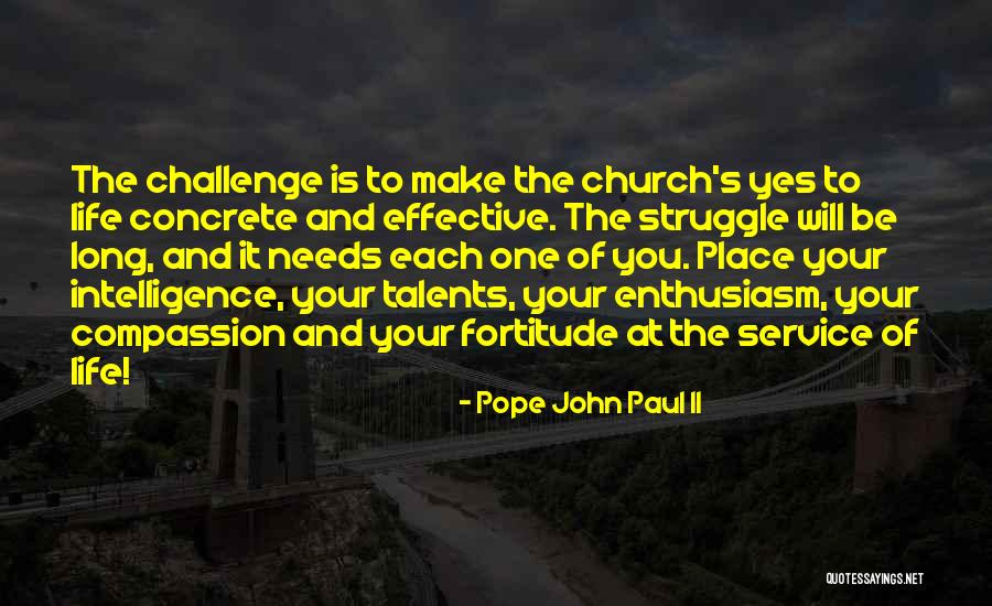 Service And Compassion Quotes By Pope John Paul II Service And Compassion Quotes By Pope John Paul II