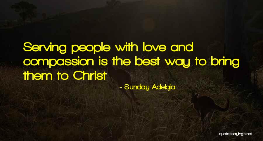 Service And Compassion Quotes By Sunday Adelaja Service And Compassion Quotes By Sunday Adelaja