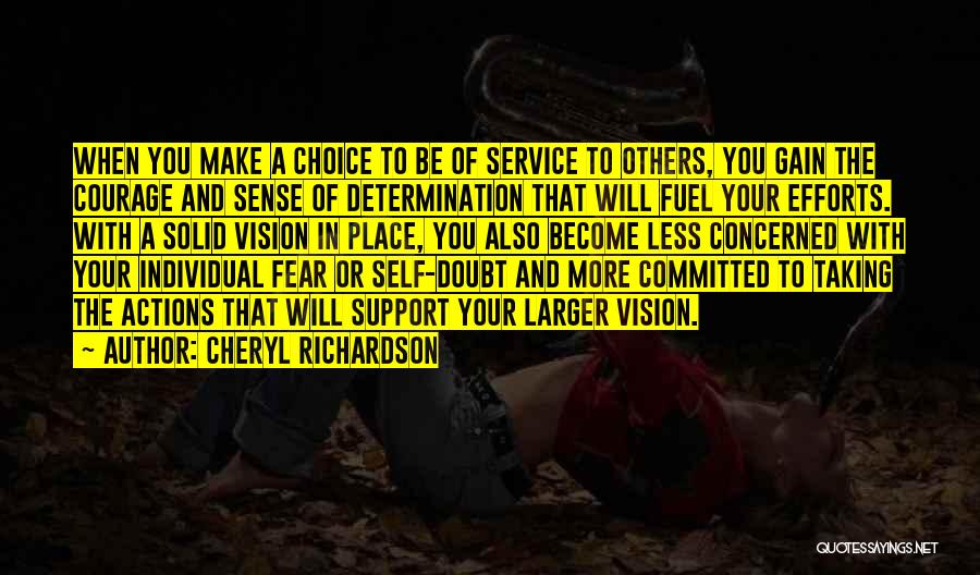 Service And Helping Others Quotes By Cheryl Richardson