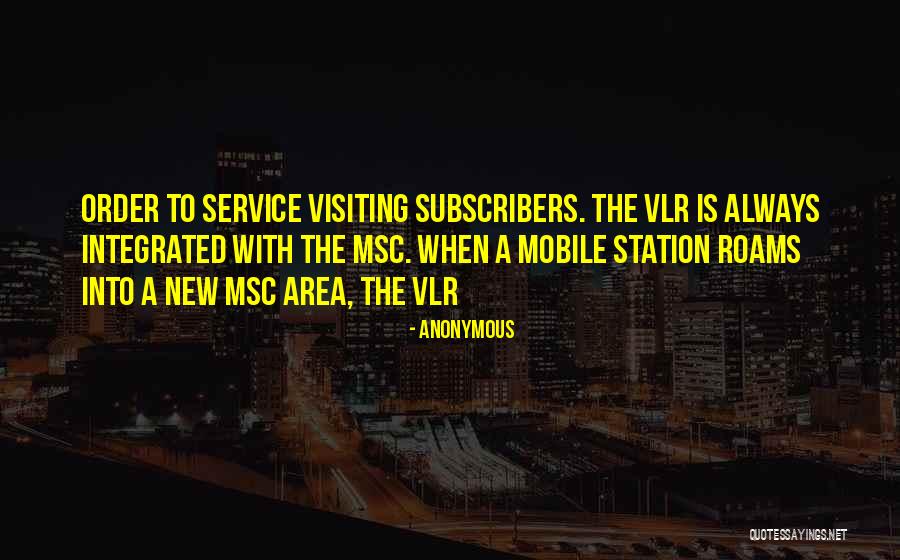 Service Area Quotes By Anonymous Service Area Quotes By Anonymous