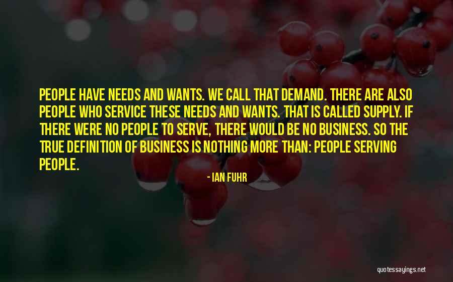 Service Definition Quotes By Ian Fuhr