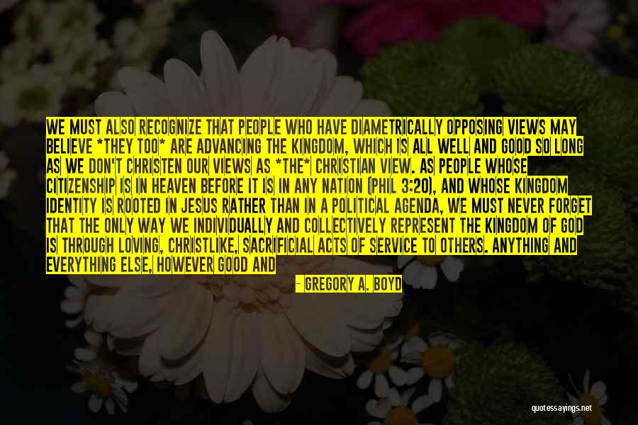 Service Faith Quotes By Gregory A. Boyd Service Faith Quotes By Gregory A. Boyd