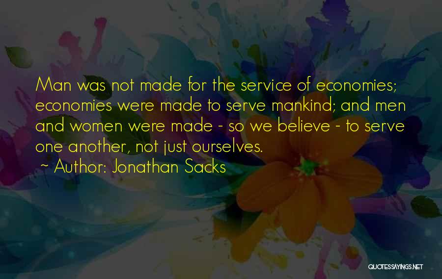 Service Man Quotes By Jonathan Sacks