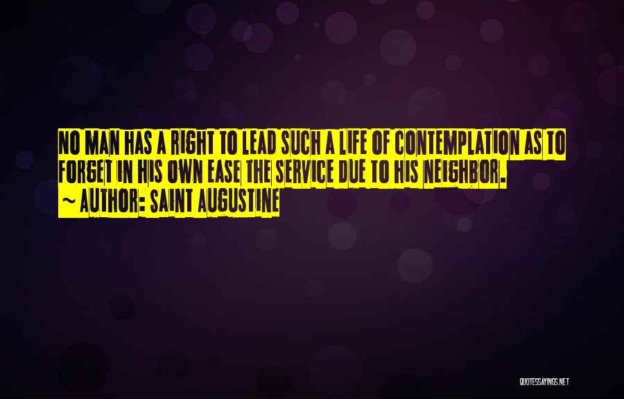 Service Man Quotes By Saint Augustine