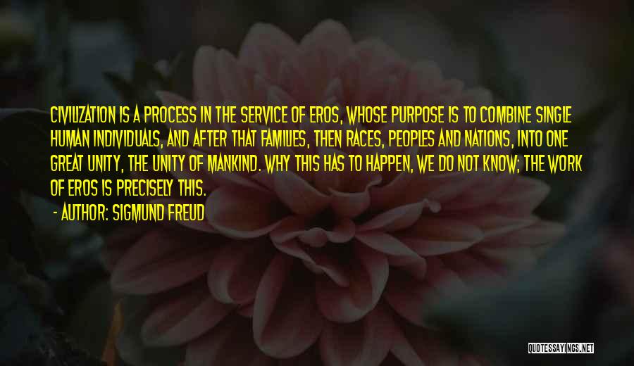 Service Mankind Quotes By Sigmund Freud