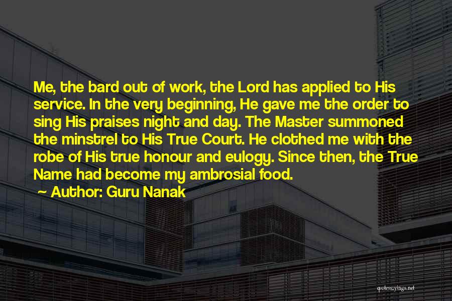 Service Master Quotes By Guru Nanak