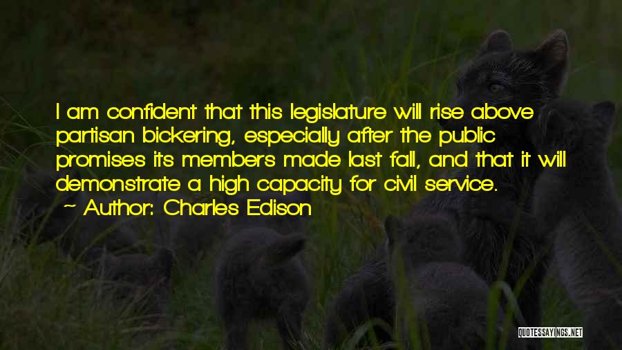 Service Members Quotes By Charles Edison