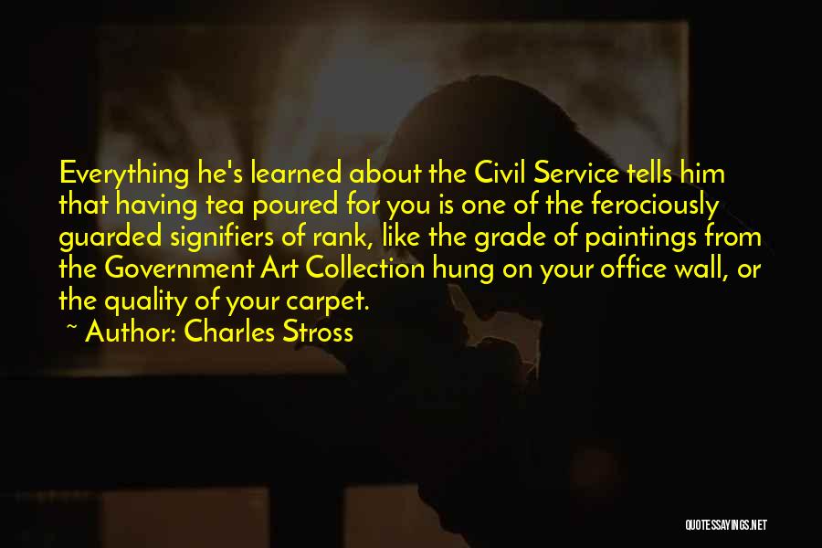 Service Quality Quotes By Charles Stross