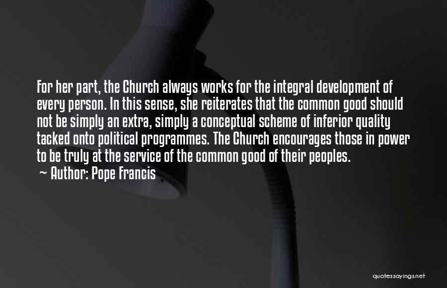 Service Quality Quotes By Pope Francis