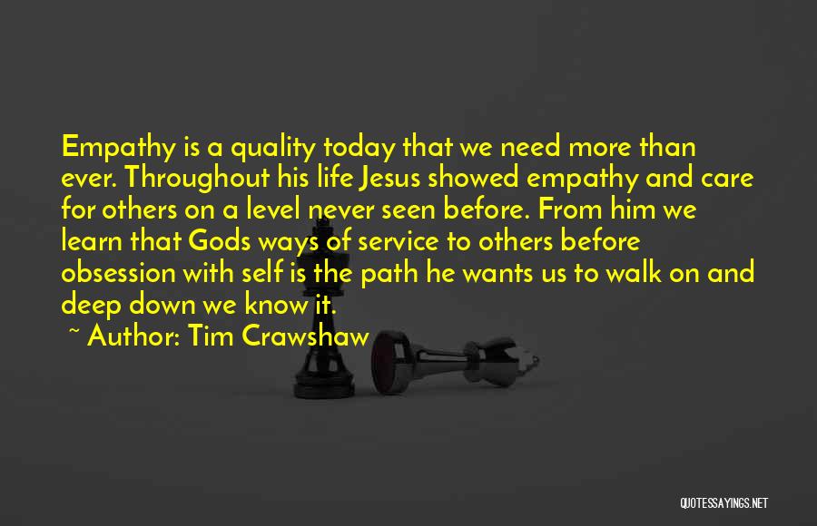 Service Quality Quotes By Tim Crawshaw