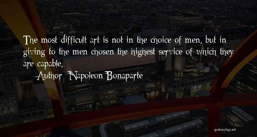 Service Quotes By Napoleon Bonaparte