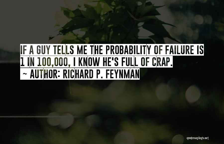 Service Technician Quotes By Richard P. Feynman