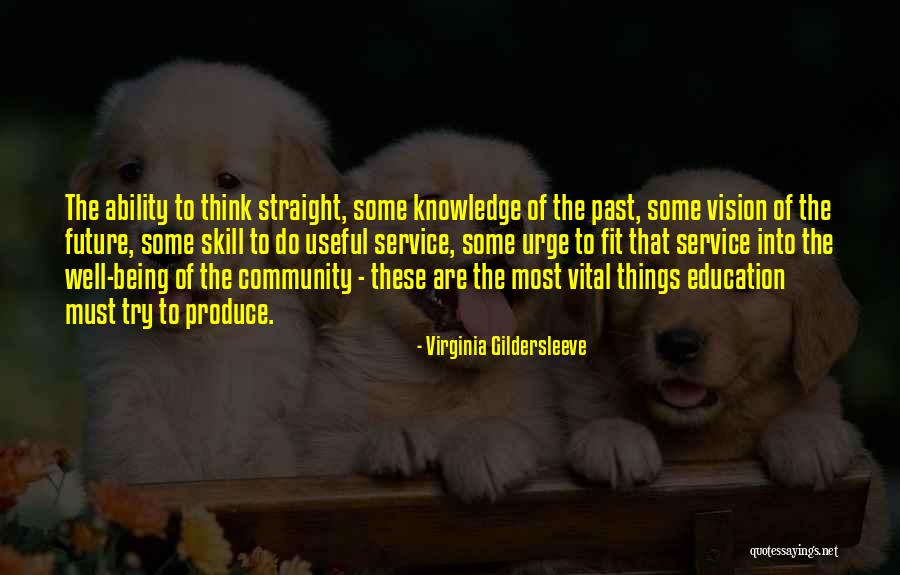 Service The Community Quotes By Virginia Gildersleeve Service The Community Quotes By Virginia Gildersleeve