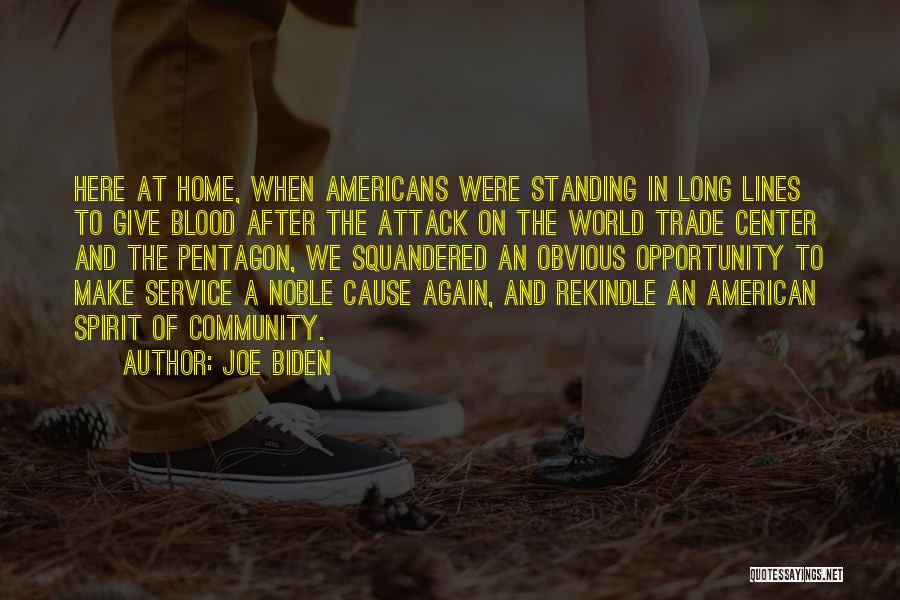 Service To Community Quotes By Joe Biden